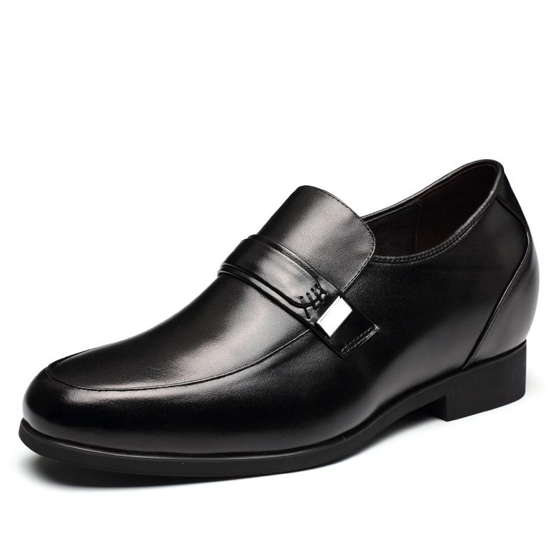 男士?jī)?nèi)增高鞋 正裝鞋 內(nèi)增高7CM 黑色 商品貨號(hào)：N97H01【何金昌】